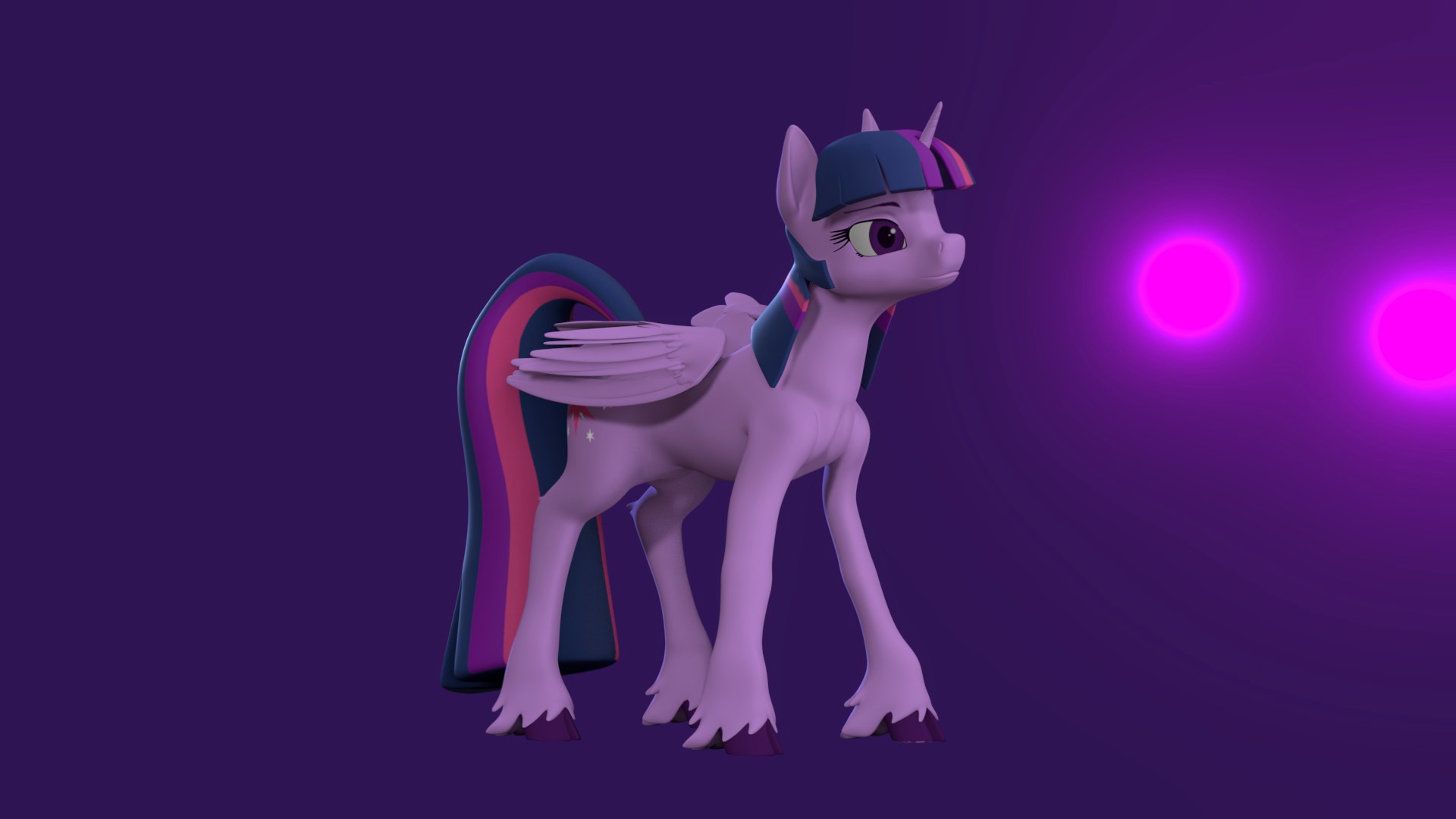Twilight Sparkle Low-poly 3D model_64