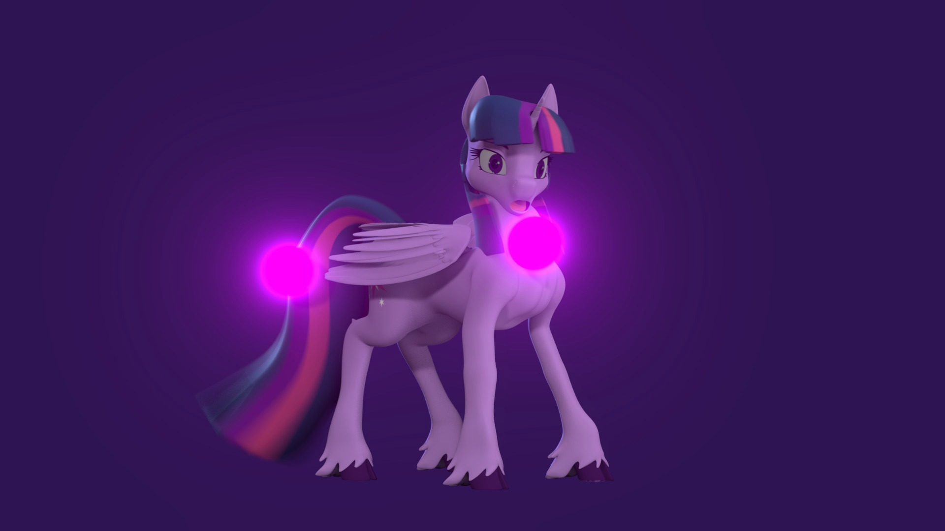 Twilight Sparkle Low-poly 3D model_36