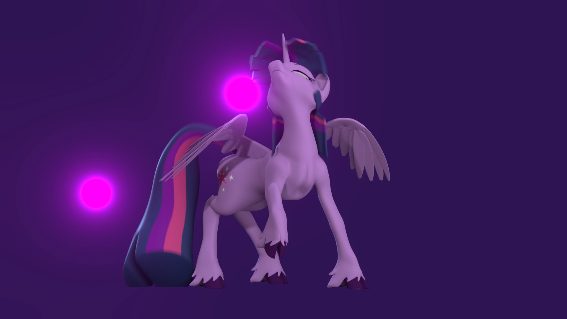 Twilight Sparkle Low-poly 3D model_112