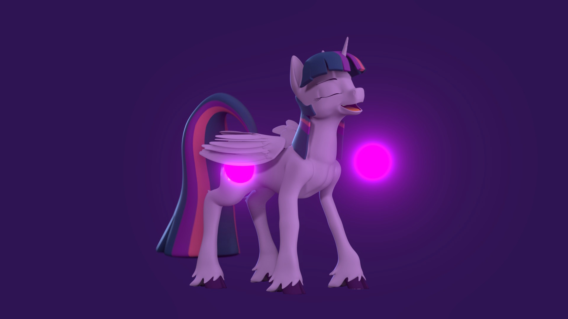 Twilight Sparkle Low-poly 3D model_24