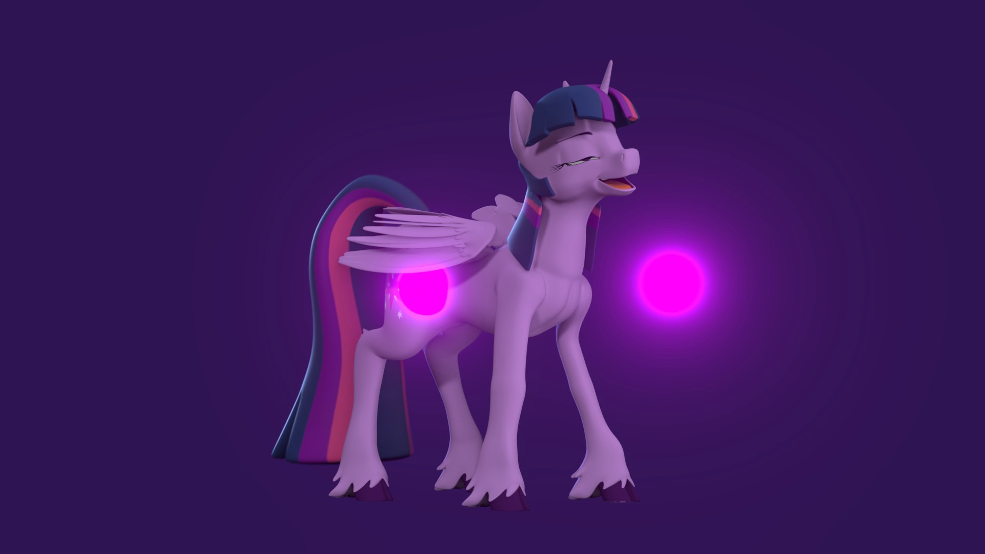 Twilight Sparkle Low-poly 3D model_25