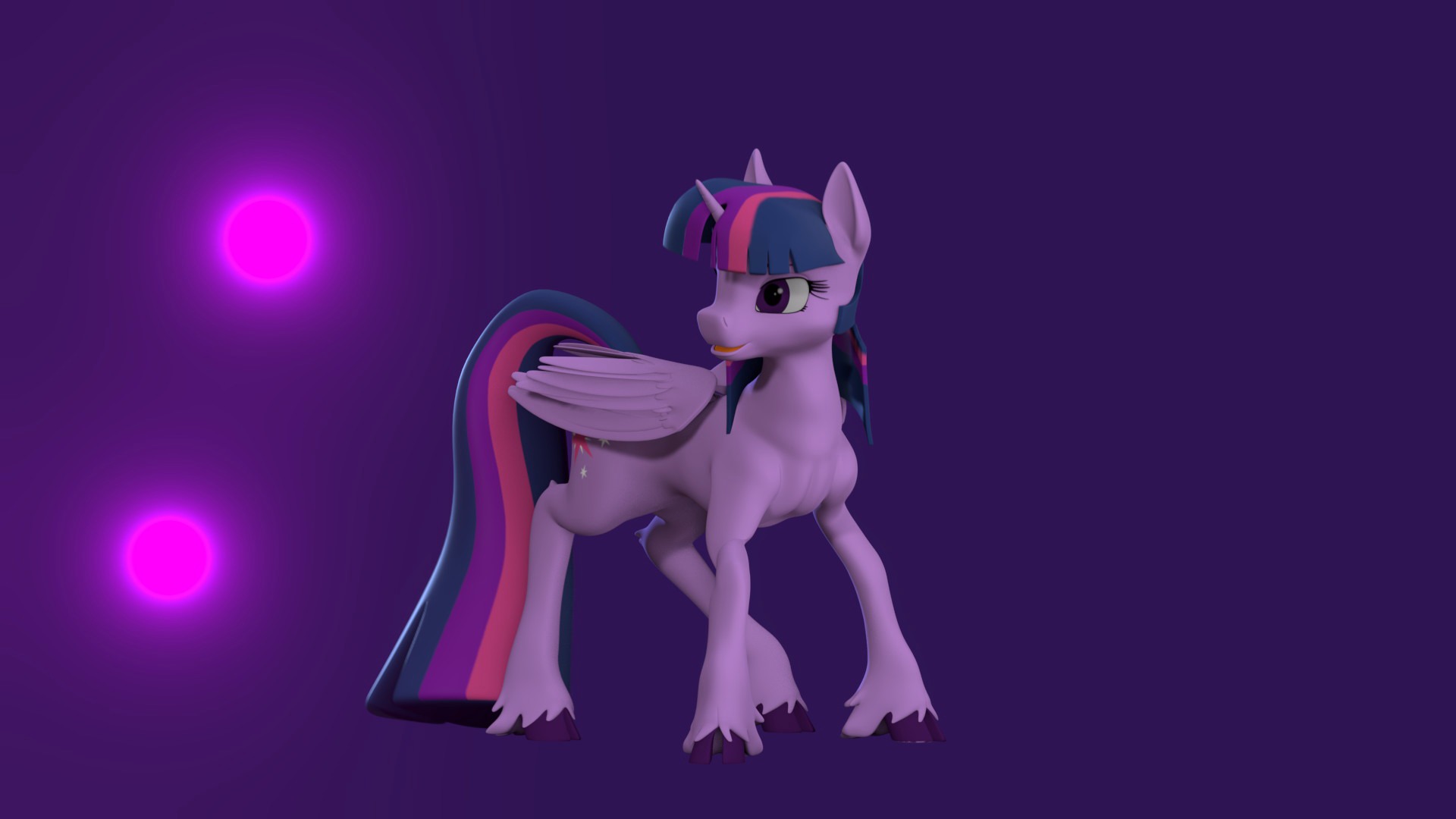 Twilight Sparkle Low-poly 3D model_58