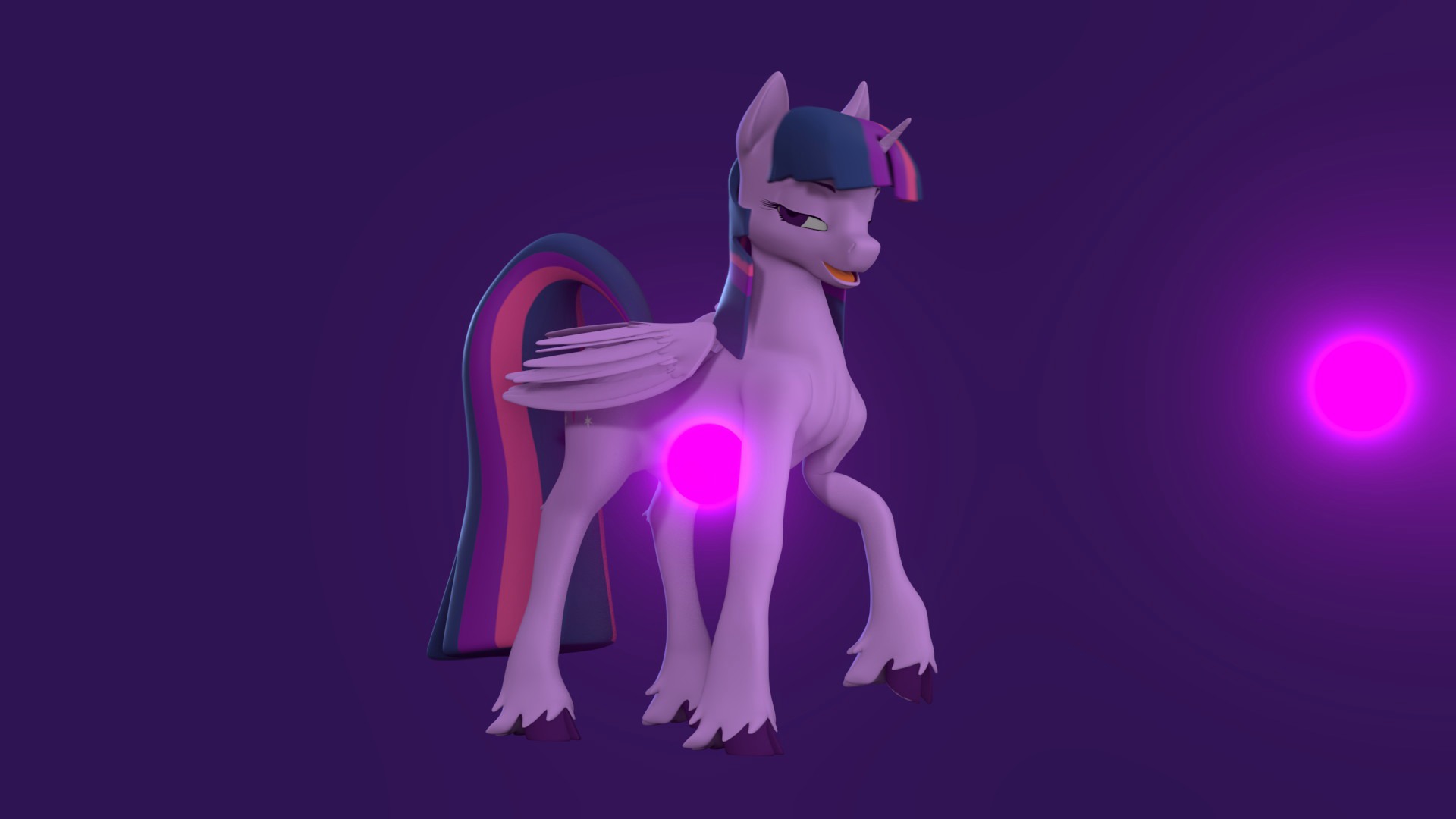 Twilight Sparkle Low-poly 3D model_20