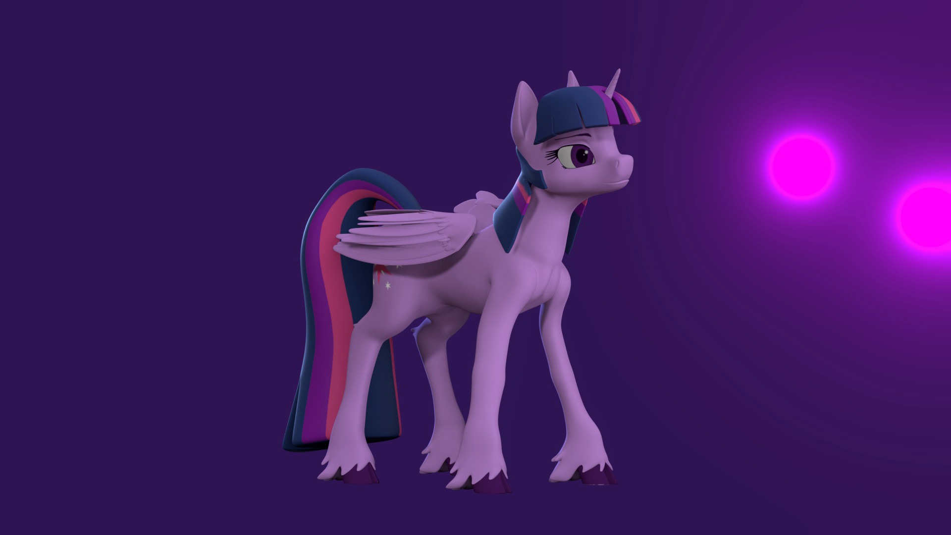 Twilight Sparkle Low-poly 3D model_63