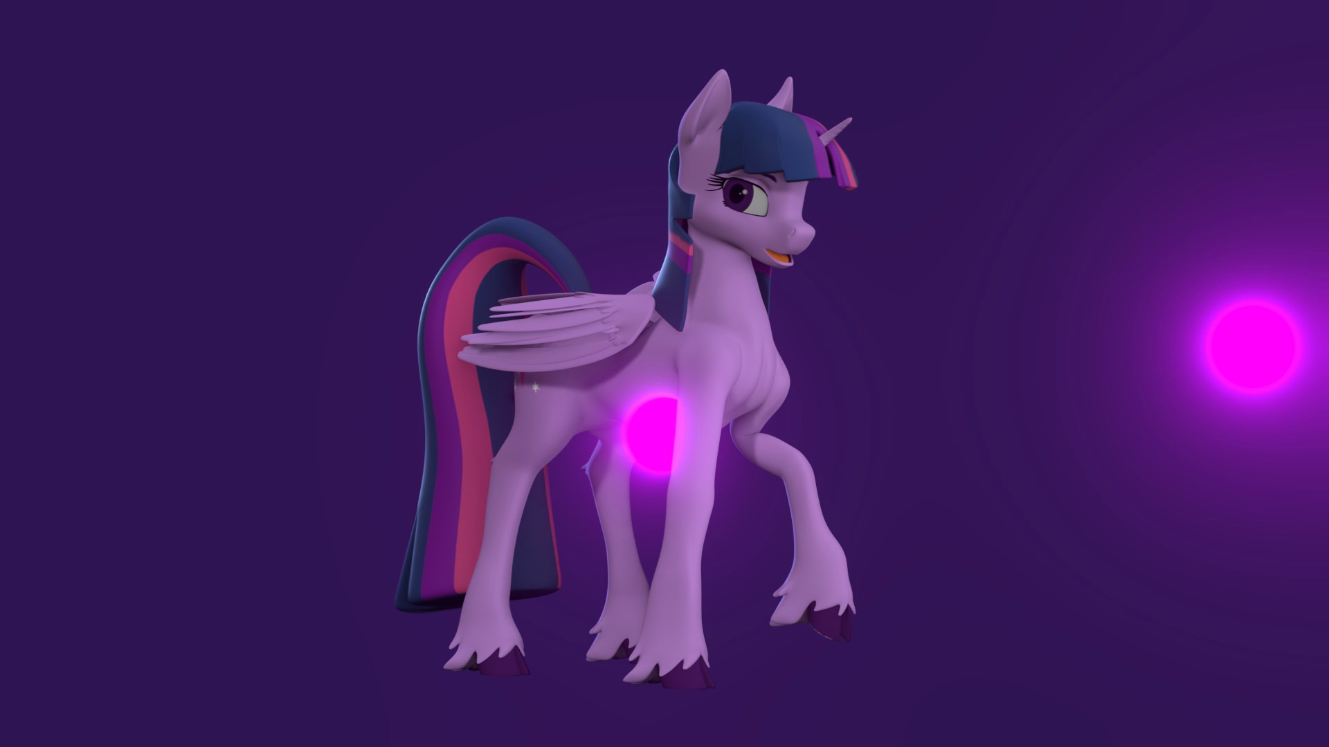 Twilight Sparkle Low-poly 3D model_19