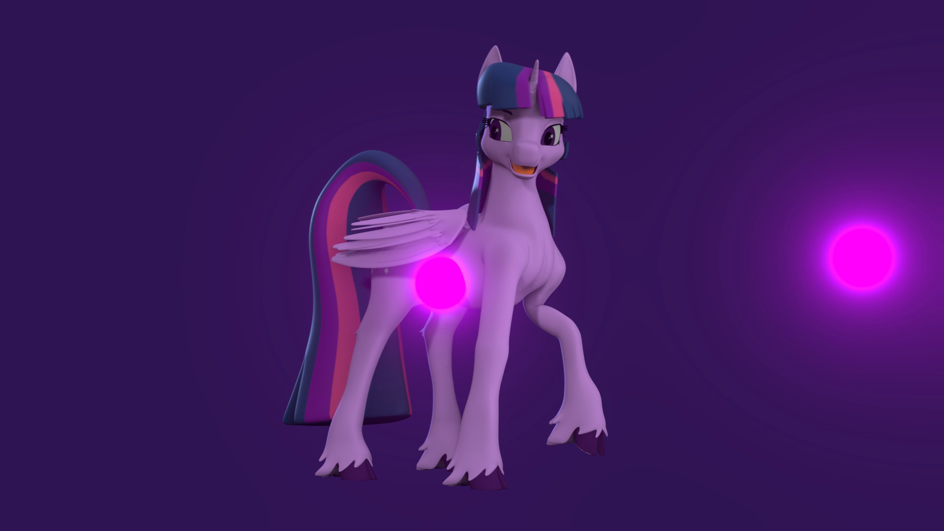 Twilight Sparkle Low-poly 3D model_84