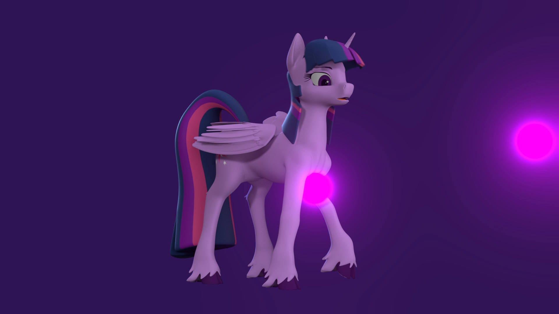 Twilight Sparkle Low-poly 3D model_82