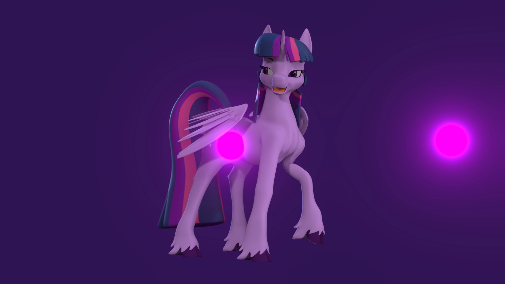 Twilight Sparkle Low-poly 3D model_86