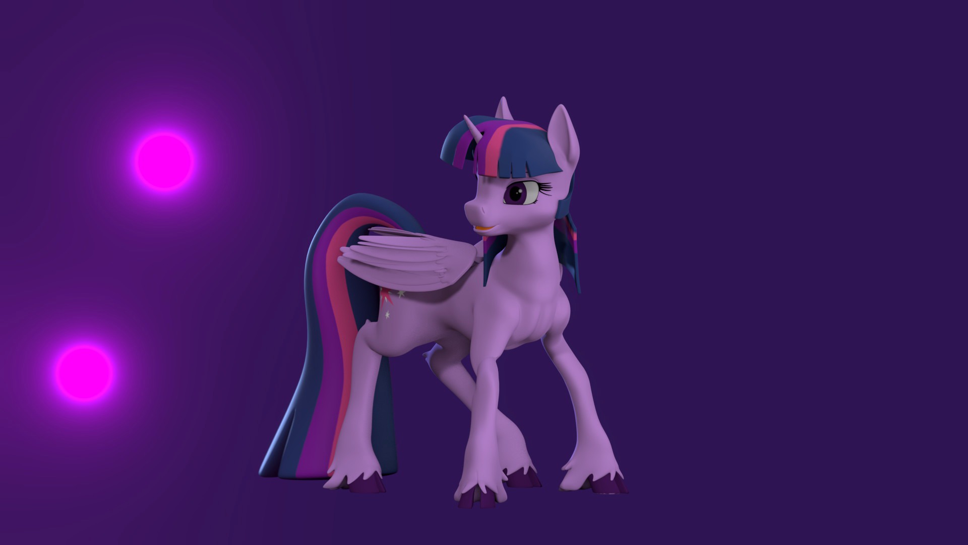 Twilight Sparkle Low-poly 3D model_59