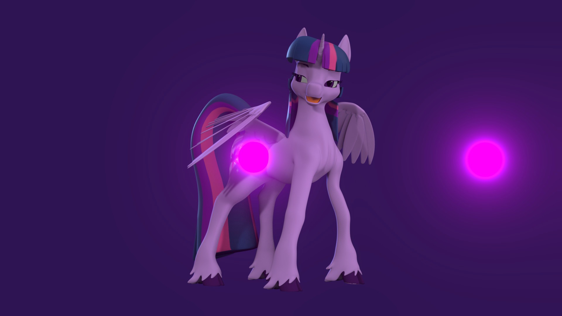 Twilight Sparkle Low-poly 3D model_91