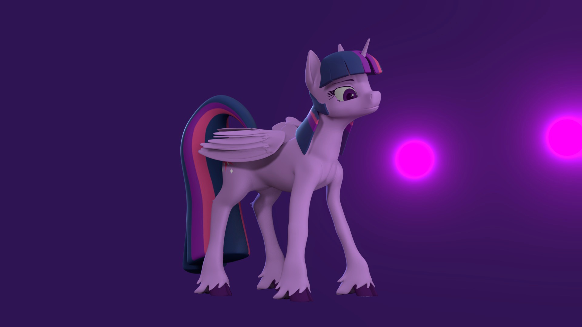Twilight Sparkle Low-poly 3D model_73