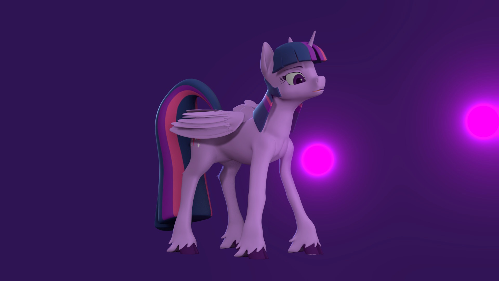 Twilight Sparkle Low-poly 3D model_76