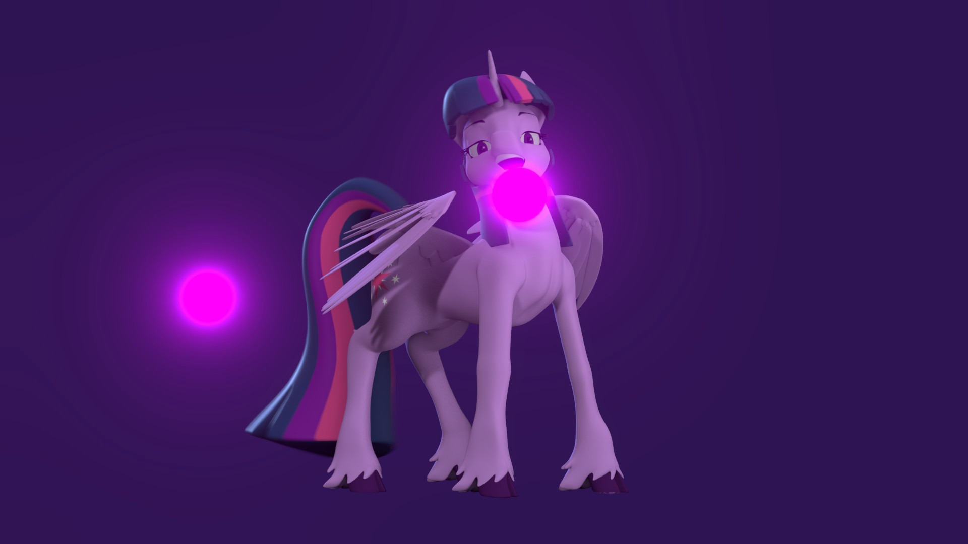 Twilight Sparkle Low-poly 3D model_38
