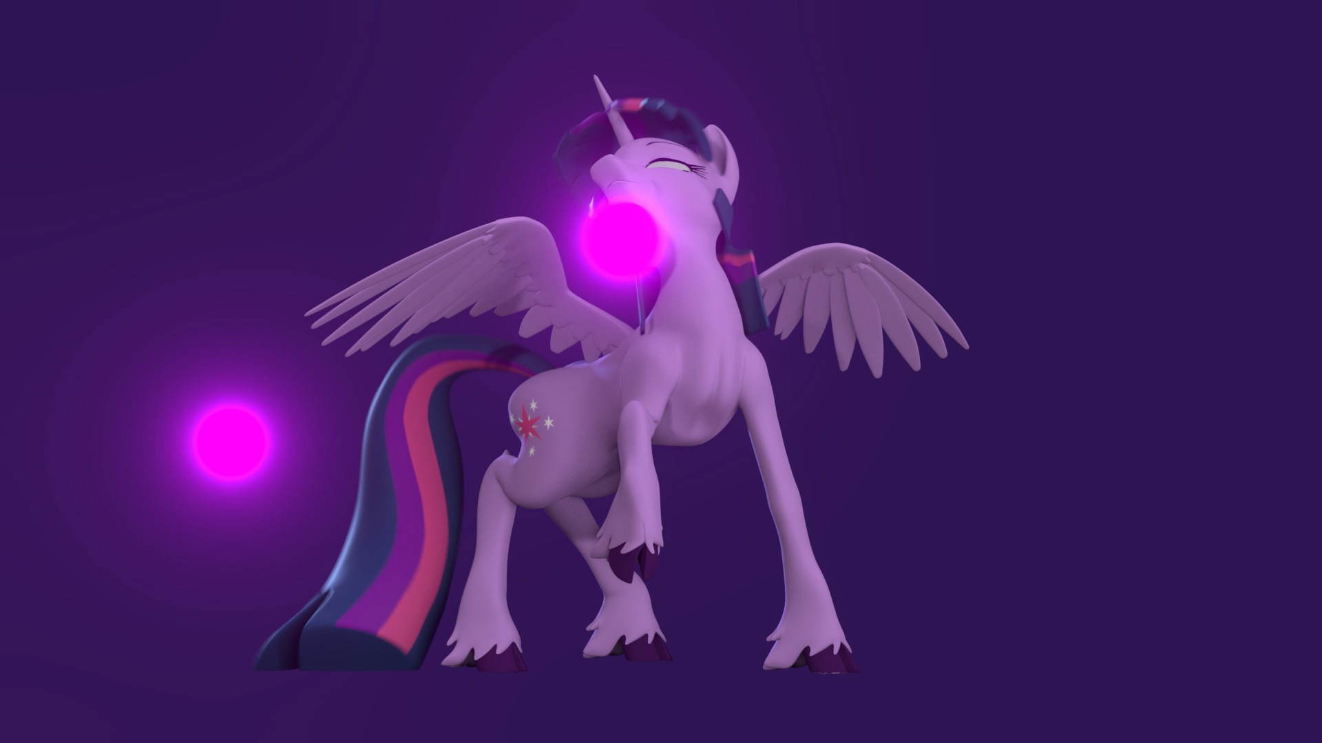 Twilight Sparkle Low-poly 3D model_113