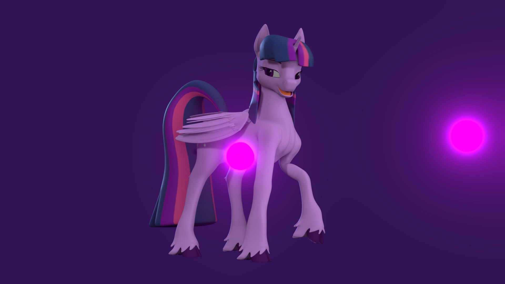 Twilight Sparkle Low-poly 3D model_83