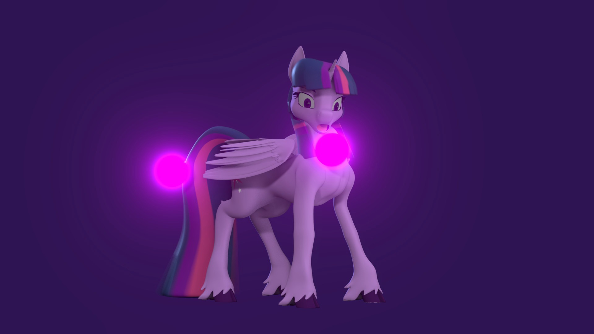 Twilight Sparkle Low-poly 3D model_41