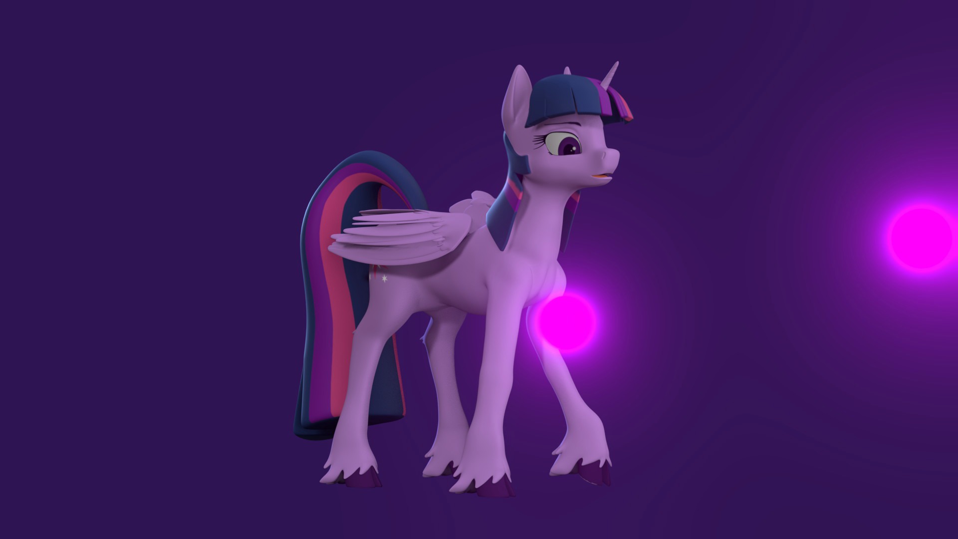 Twilight Sparkle Low-poly 3D model_79