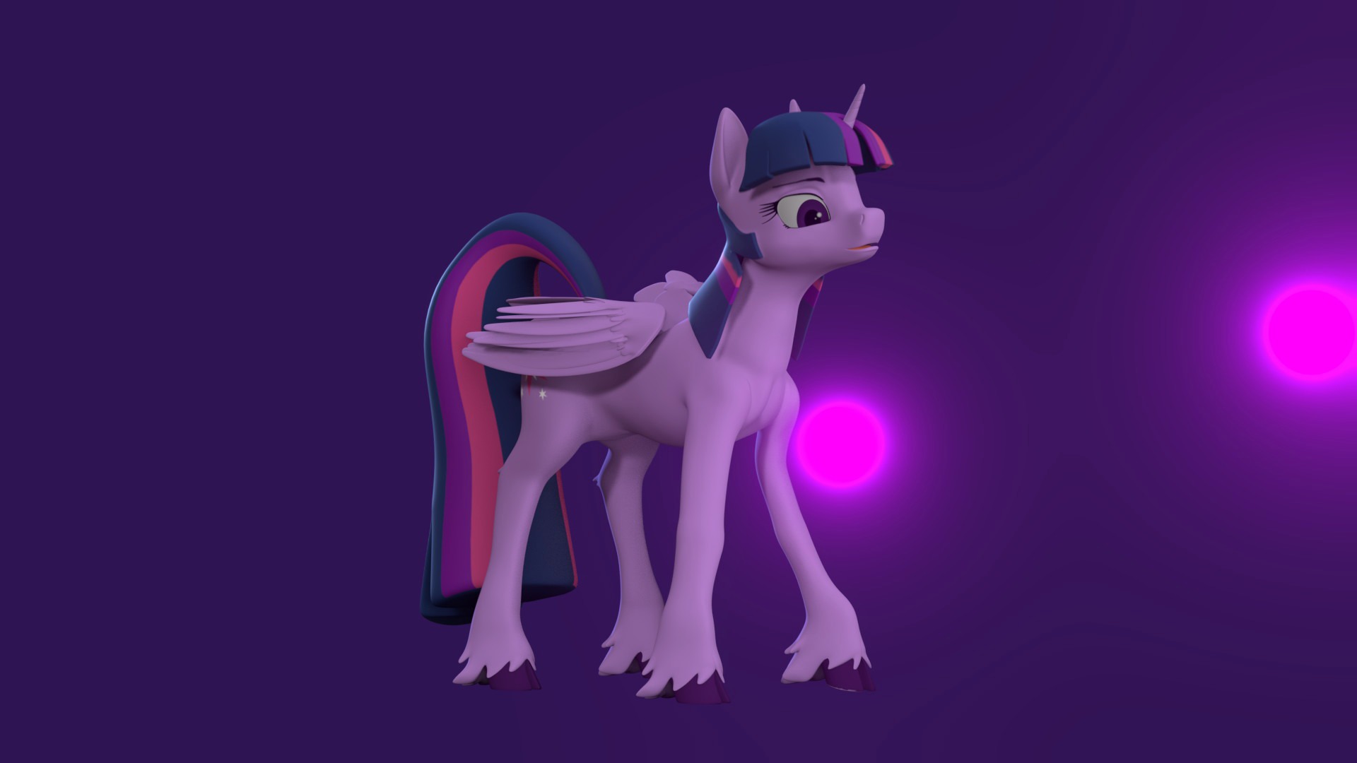 Twilight Sparkle Low-poly 3D model_74