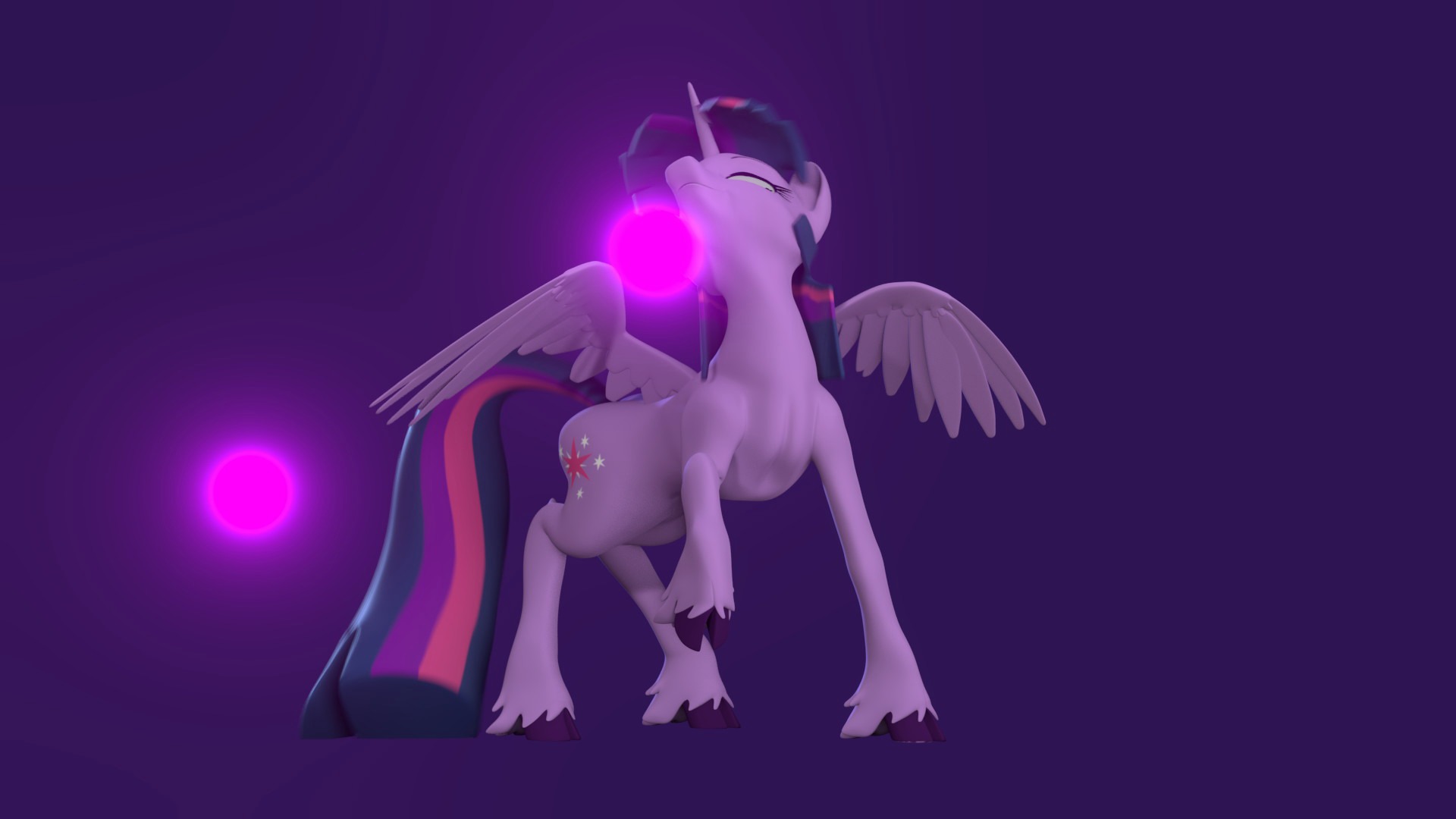 Twilight Sparkle Low-poly 3D model_116