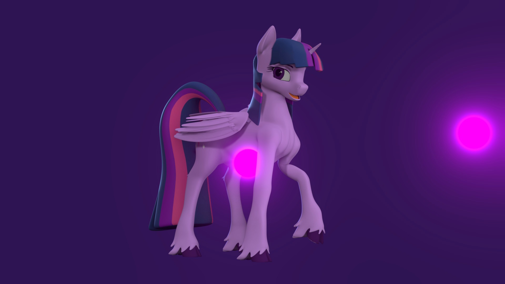Twilight Sparkle Low-poly 3D model_22