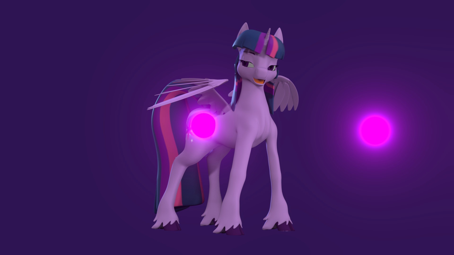 Twilight Sparkle Low-poly 3D model_94