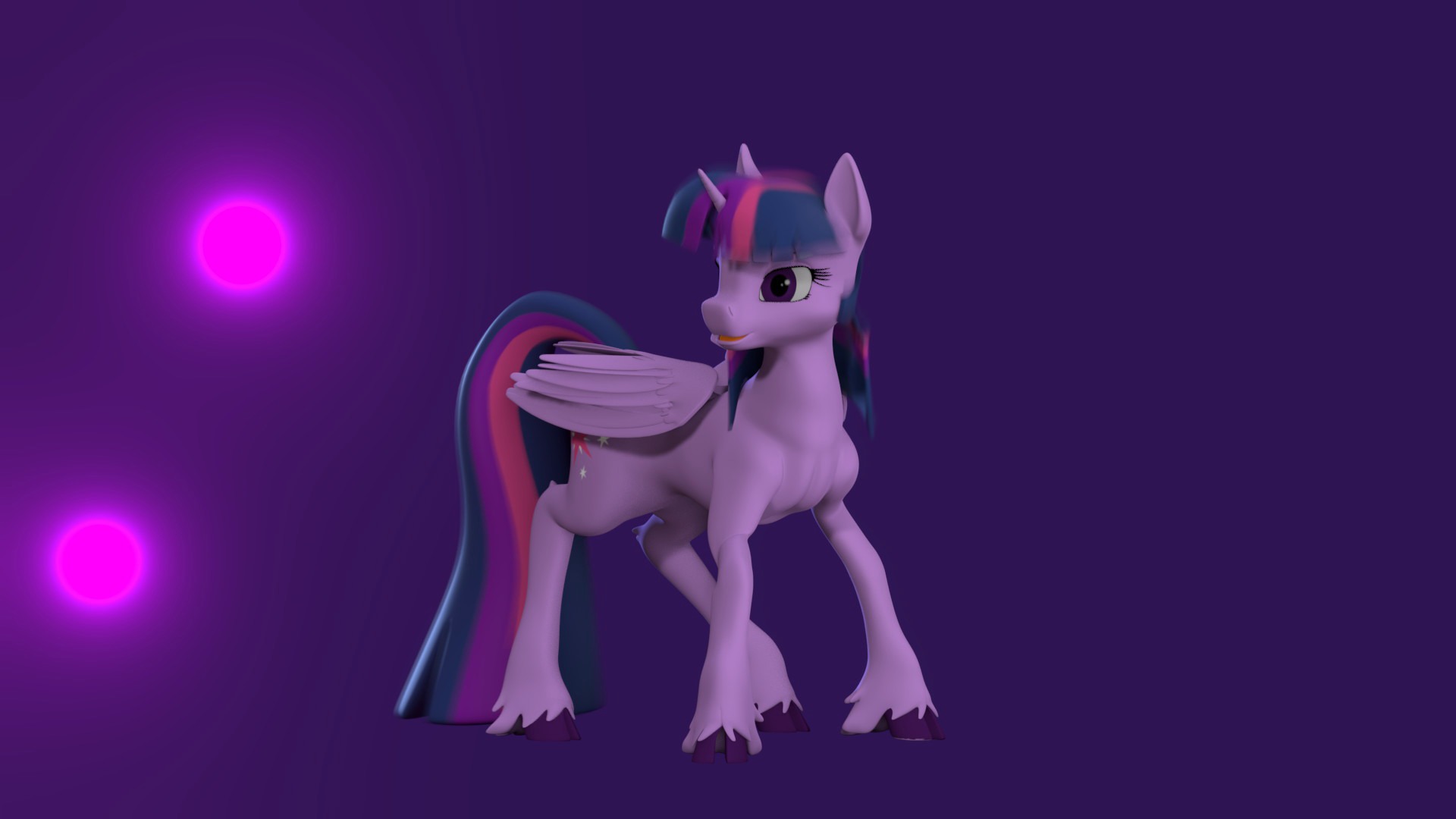 Twilight Sparkle Low-poly 3D model_61