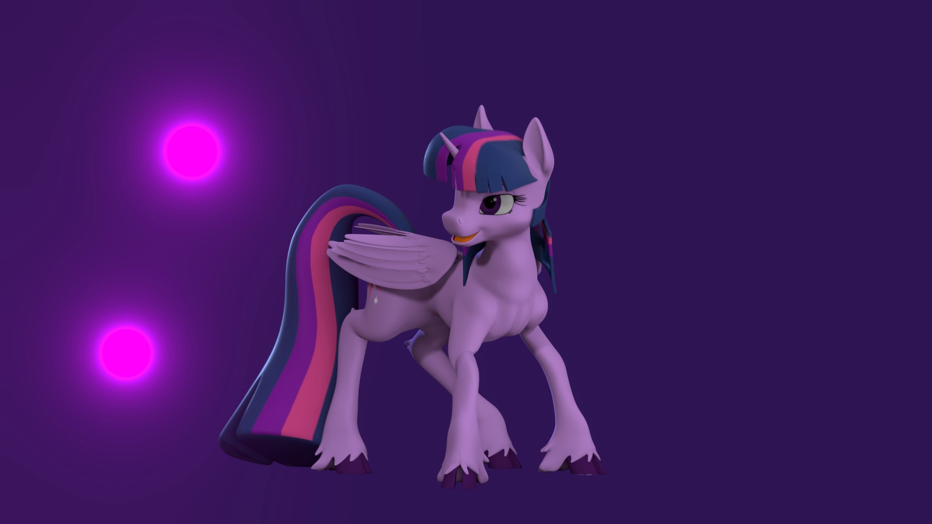 Twilight Sparkle Low-poly 3D model_10