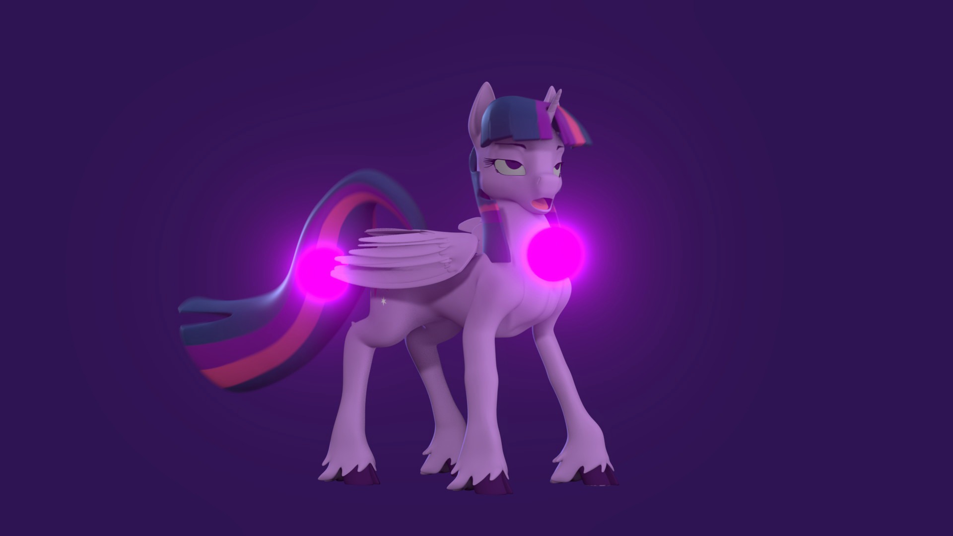 Twilight Sparkle Low-poly 3D model_35