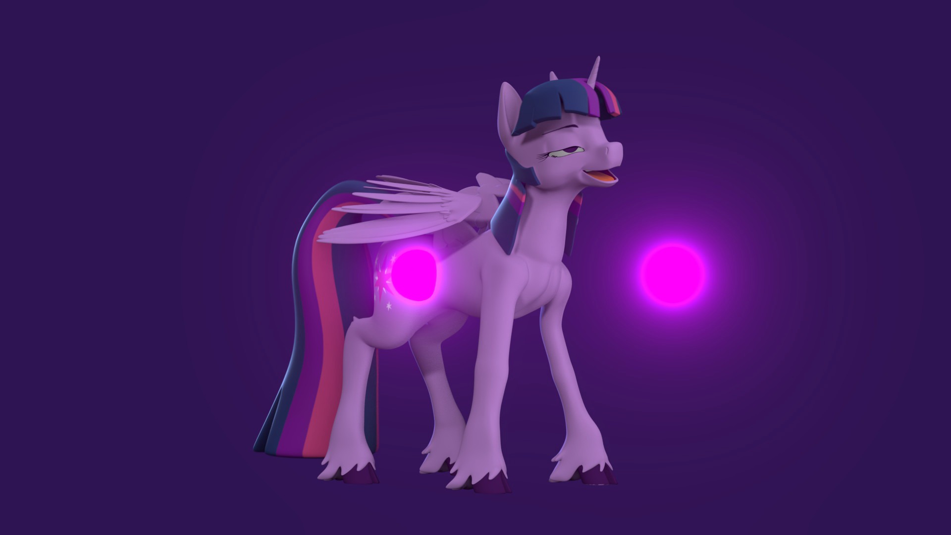 Twilight Sparkle Low-poly 3D model_106