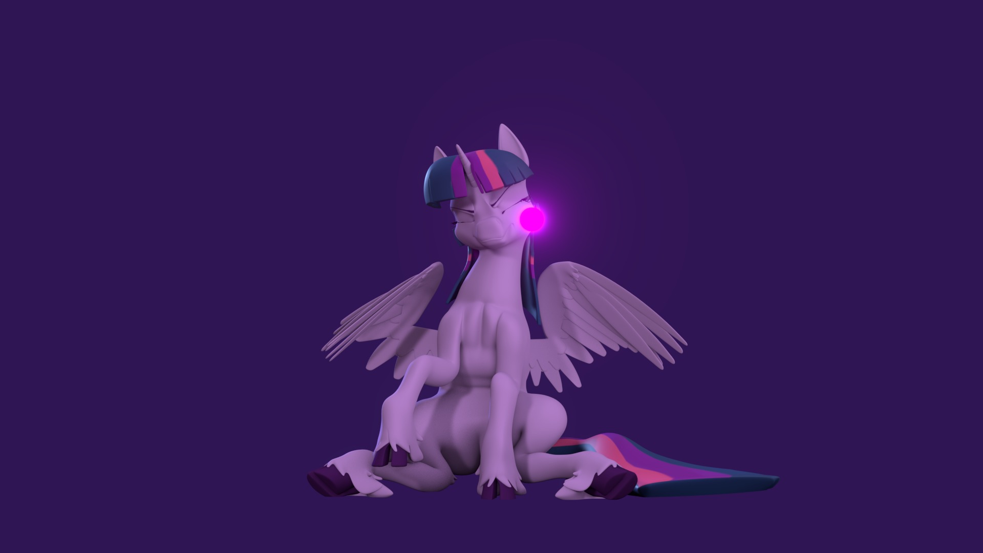 Twilight Sparkle Low-poly 3D model_6
