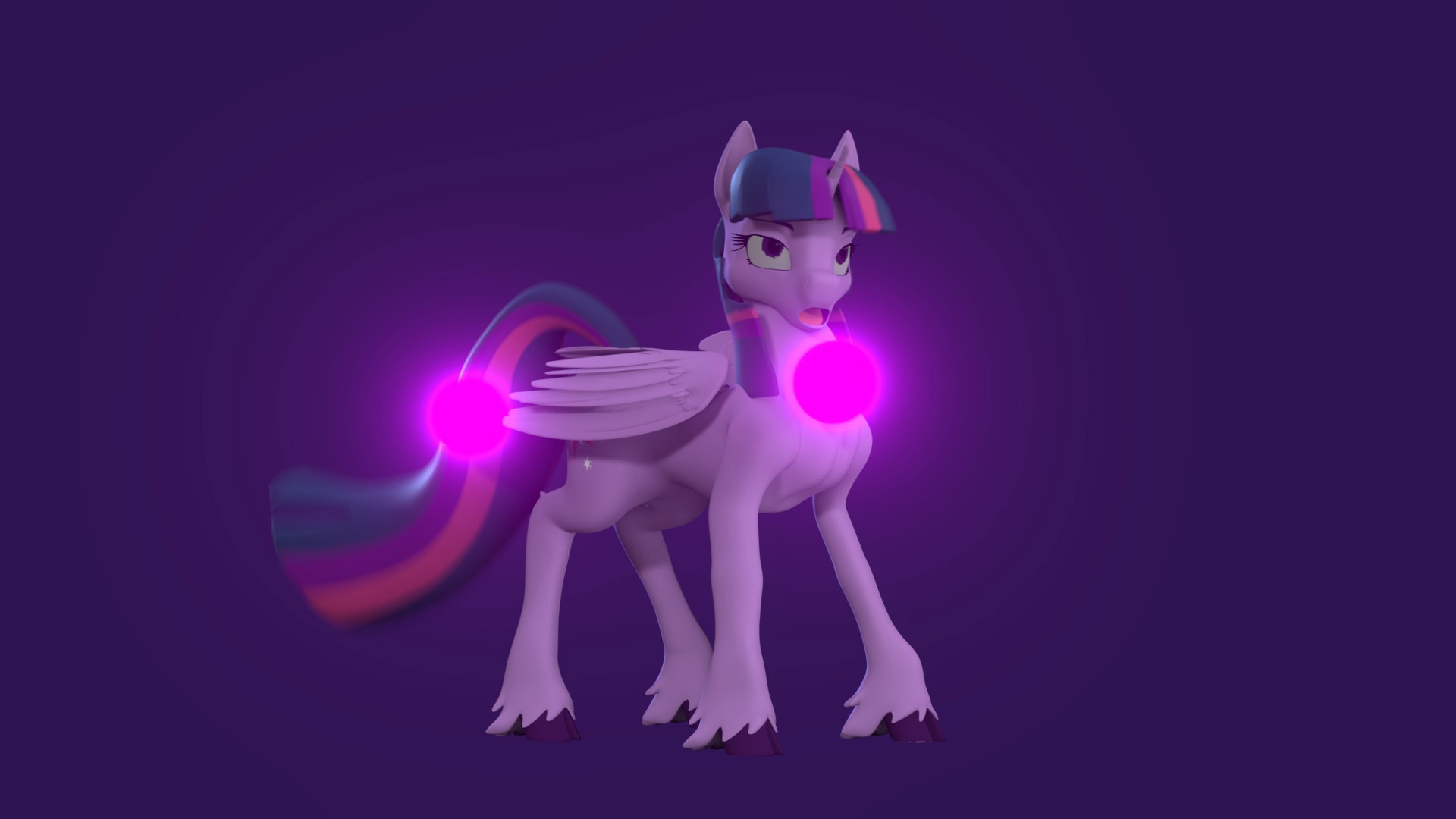 Twilight Sparkle Low-poly 3D model_32