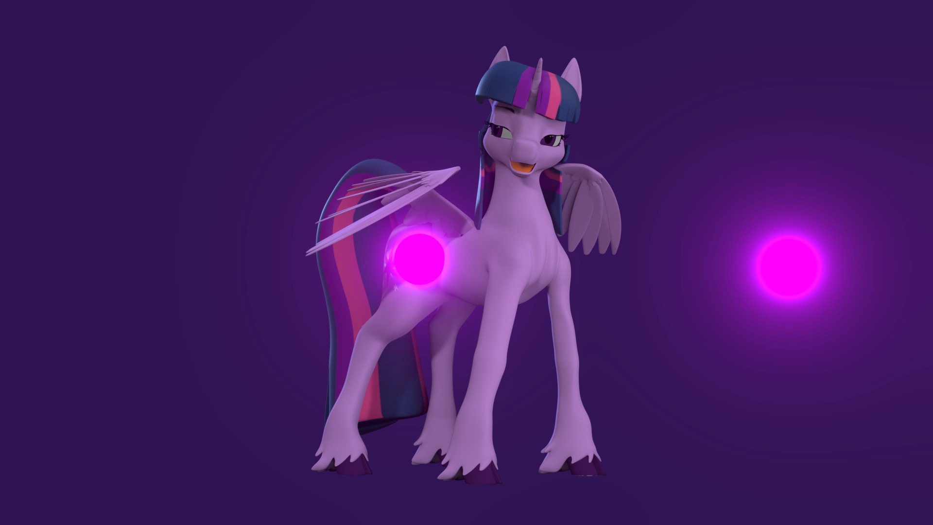 Twilight Sparkle Low-poly 3D model_93