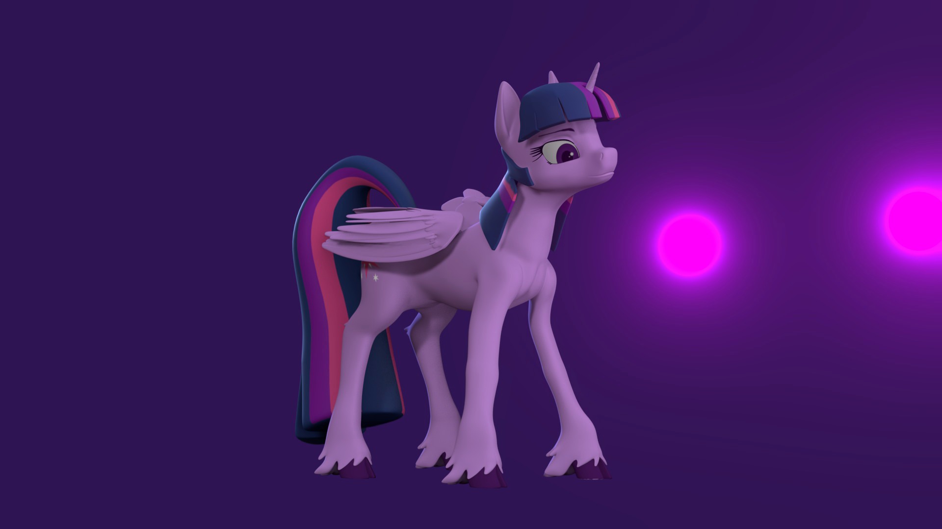 Twilight Sparkle Low-poly 3D model_71