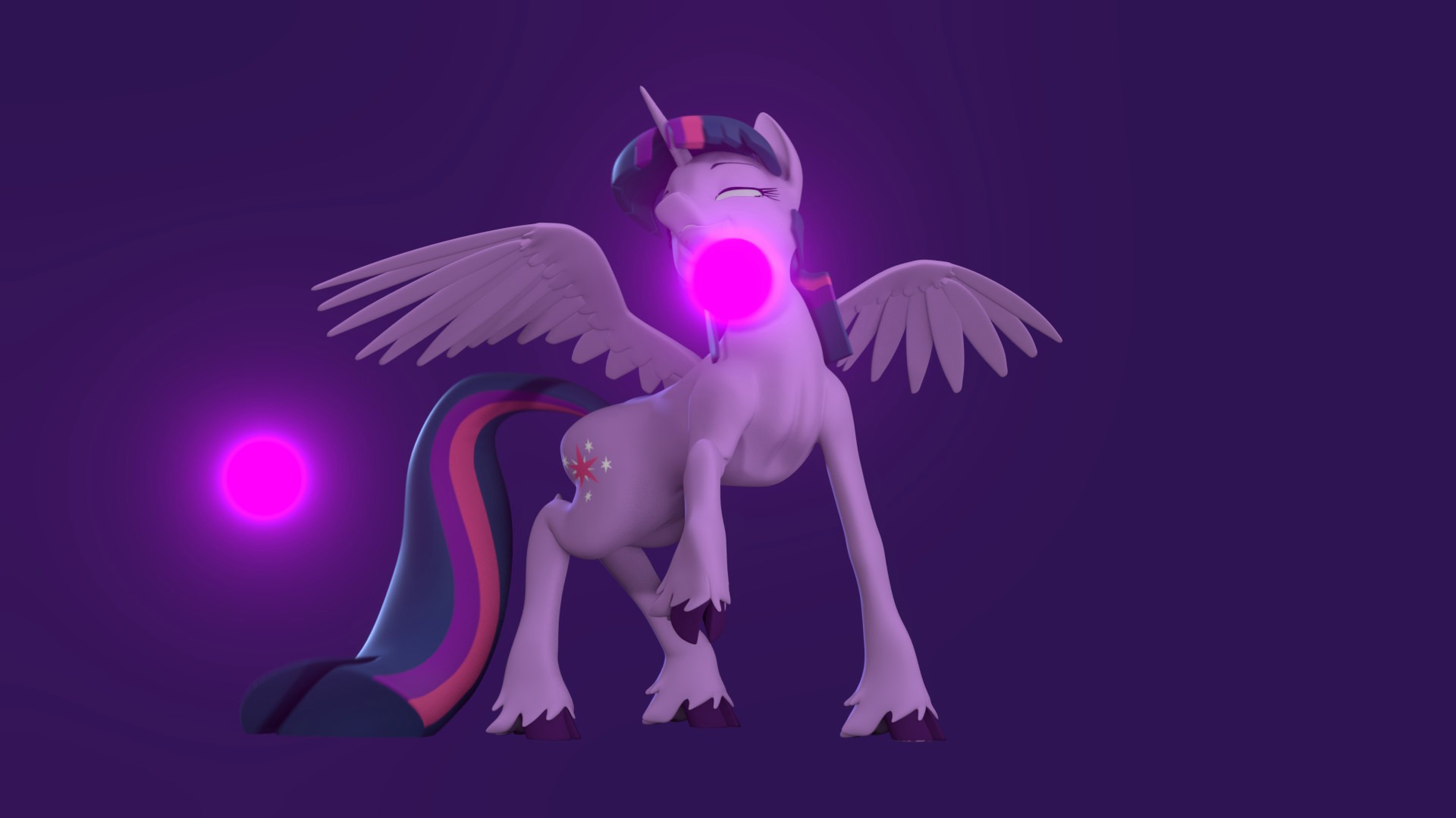 Twilight Sparkle Low-poly 3D model_111