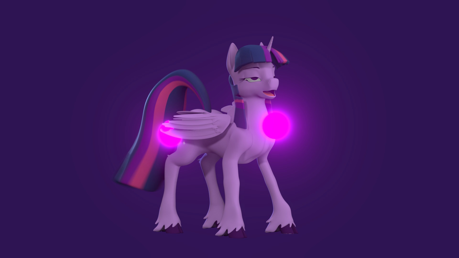 Twilight Sparkle Low-poly 3D model_28