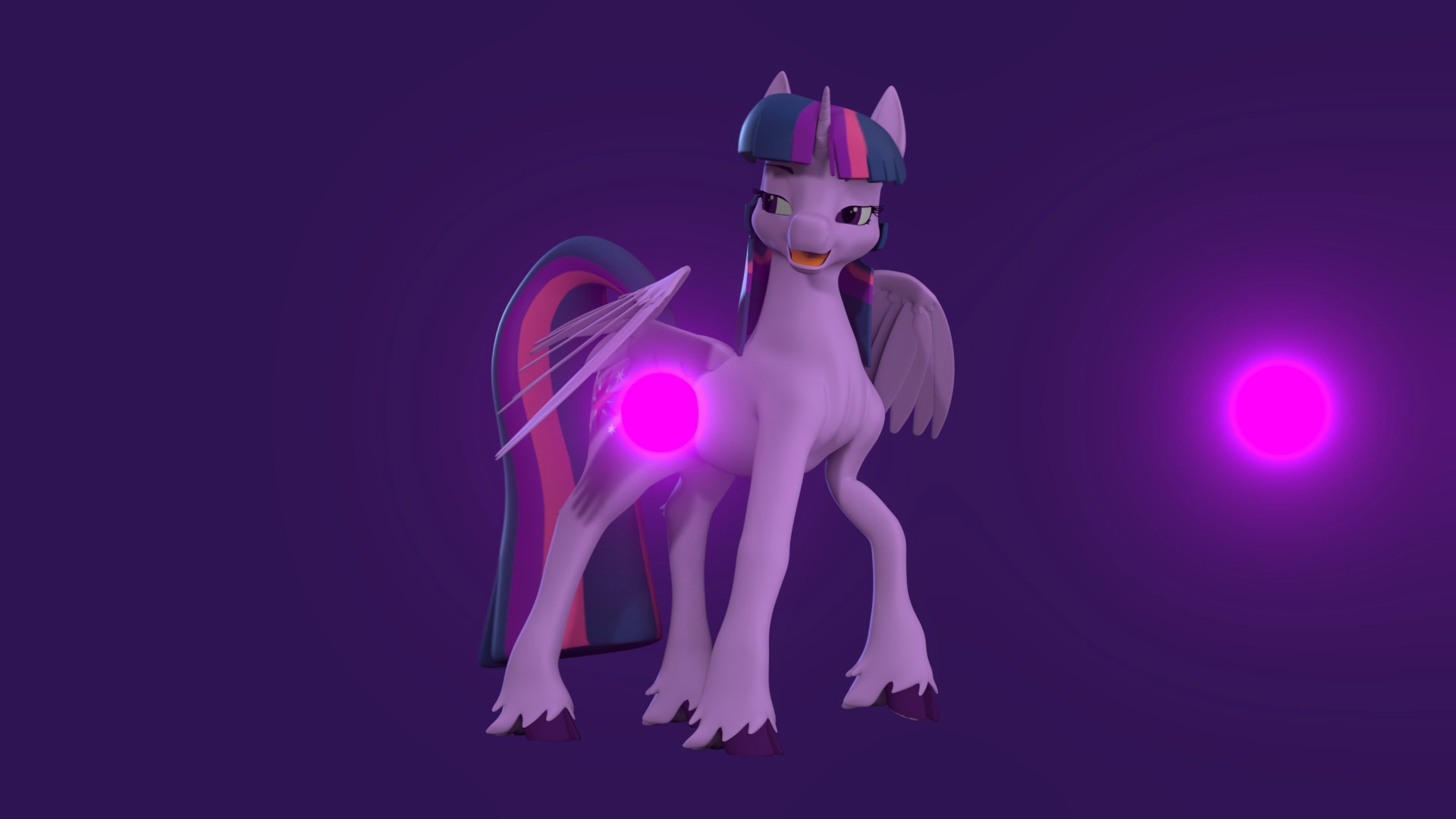 Twilight Sparkle Low-poly 3D model_98