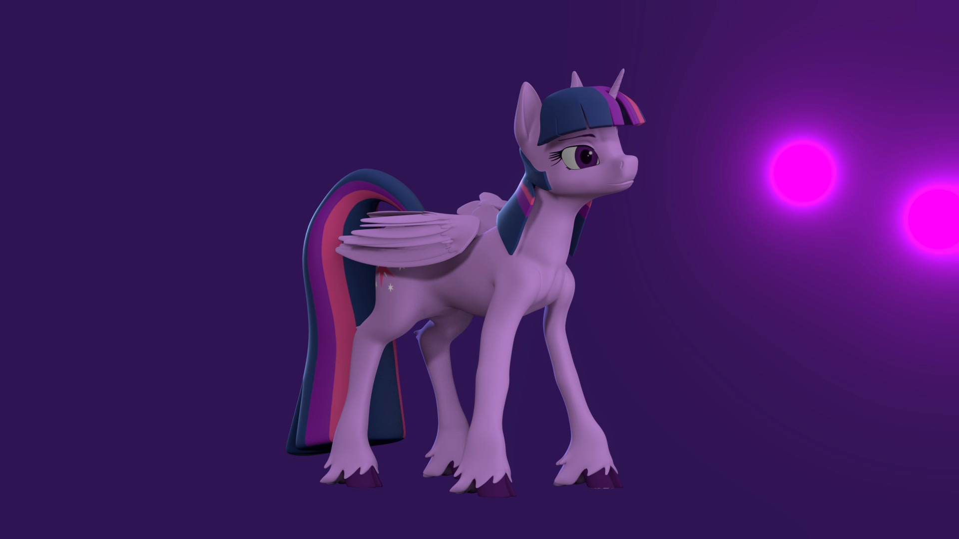 Twilight Sparkle Low-poly 3D model_62