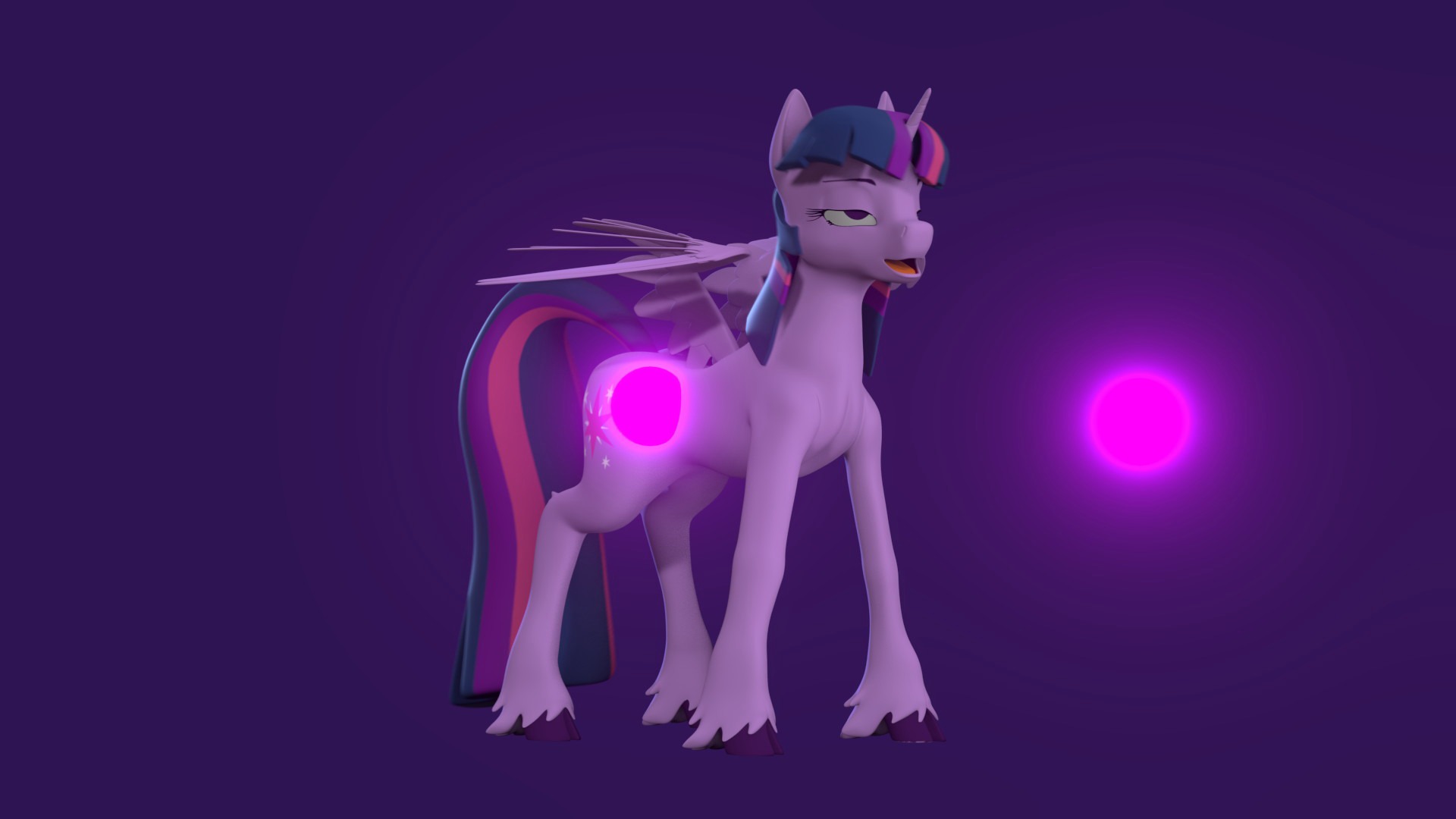 Twilight Sparkle Low-poly 3D model_104