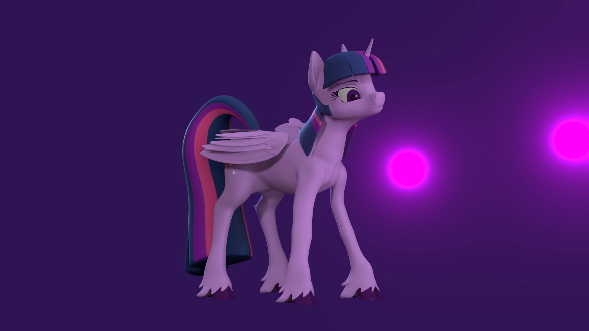 Twilight Sparkle Low-poly 3D model_72