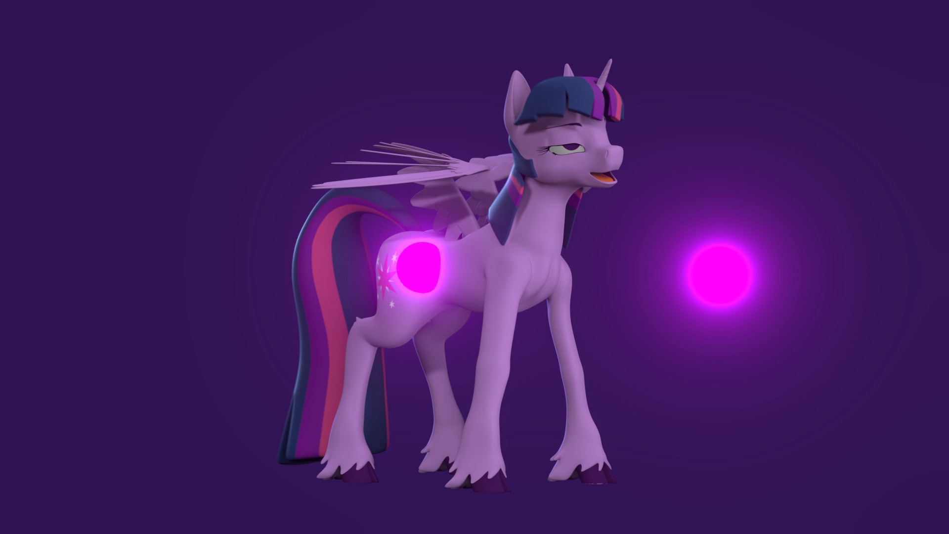 Twilight Sparkle Low-poly 3D model_99