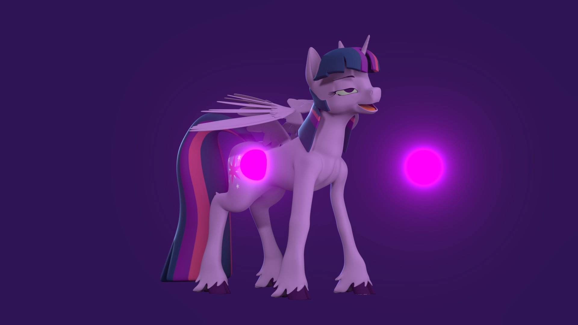 Twilight Sparkle Low-poly 3D model_107