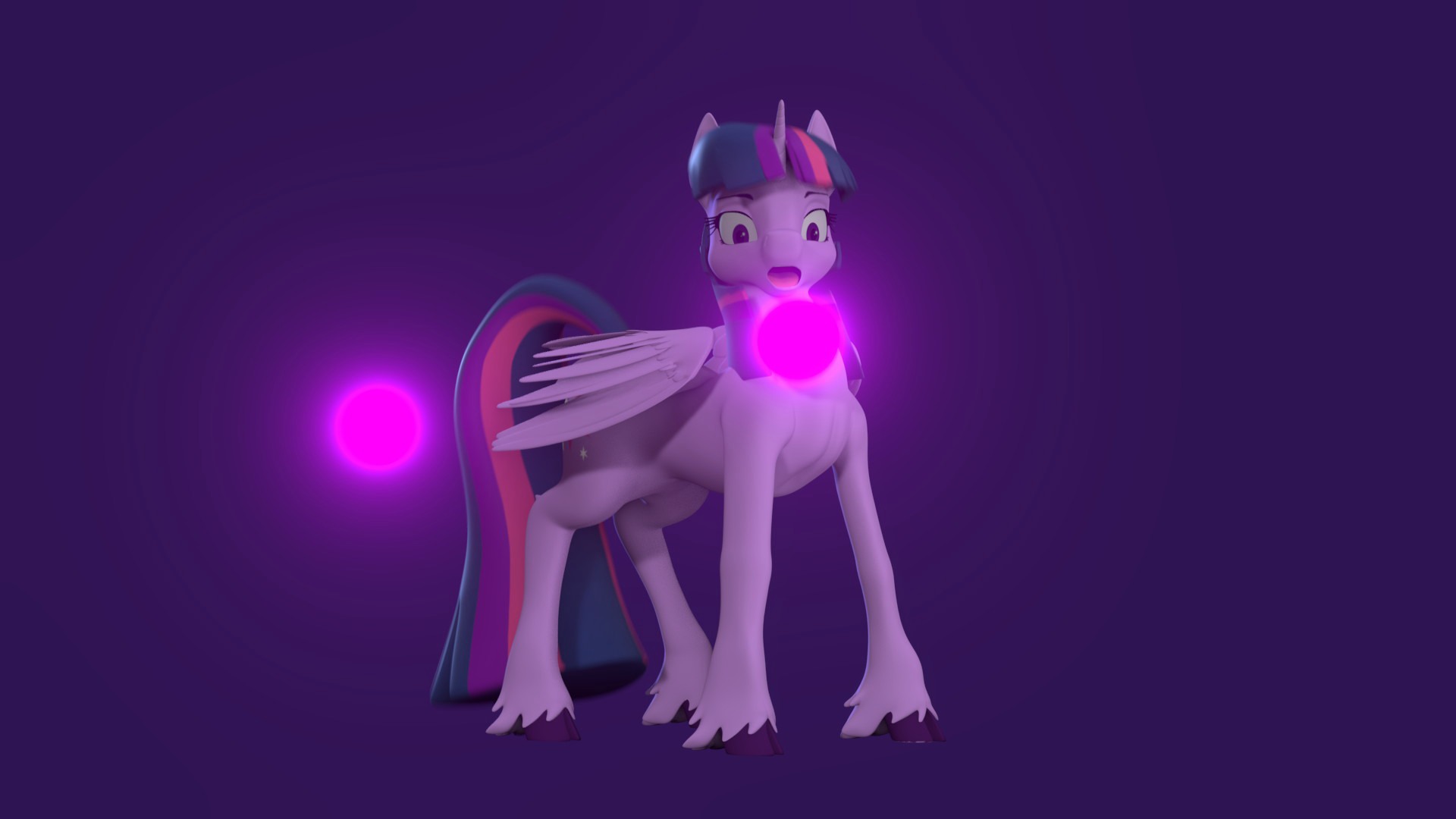 Twilight Sparkle Low-poly 3D model_34