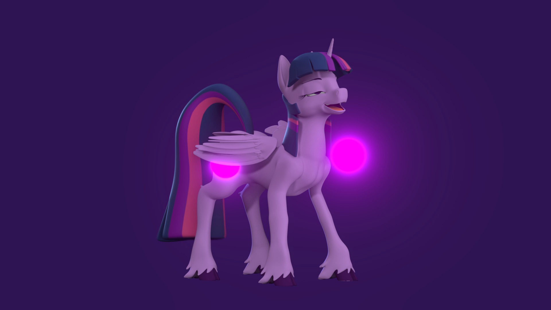 Twilight Sparkle Low-poly 3D model_26