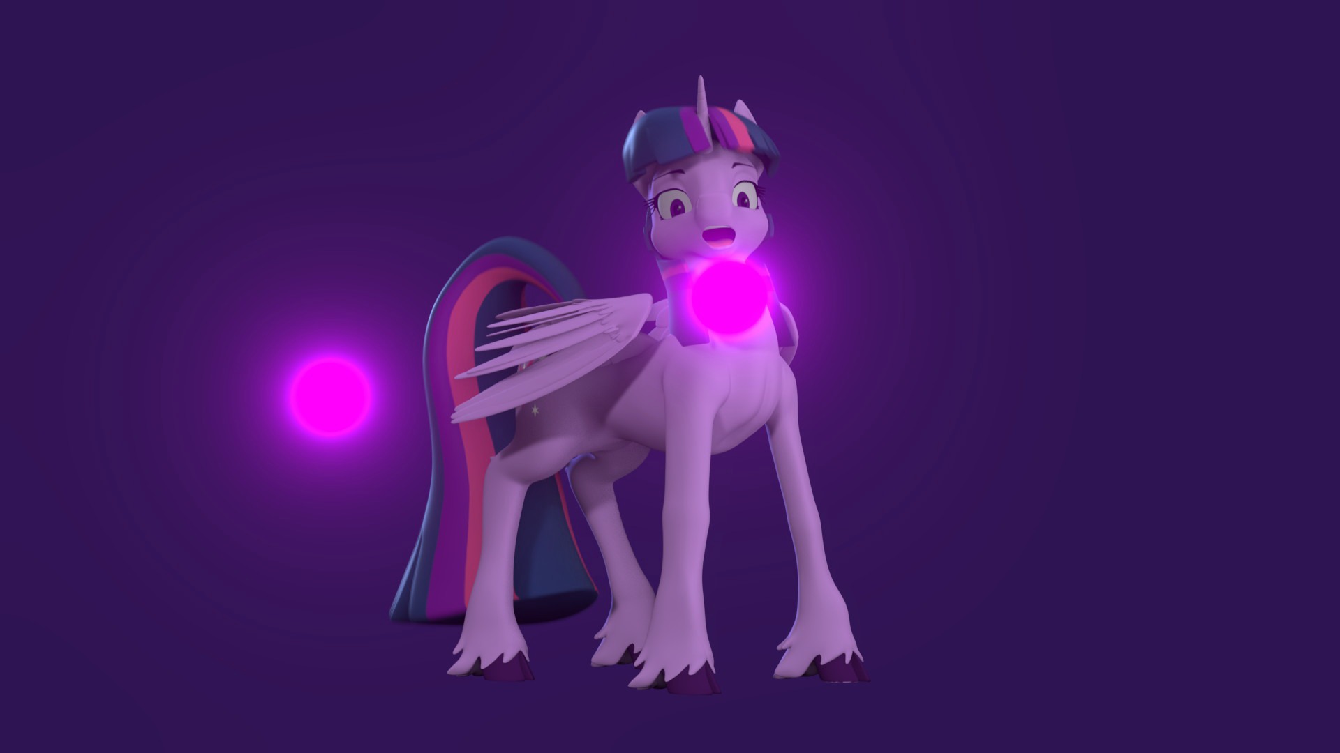 Twilight Sparkle Low-poly 3D model_105