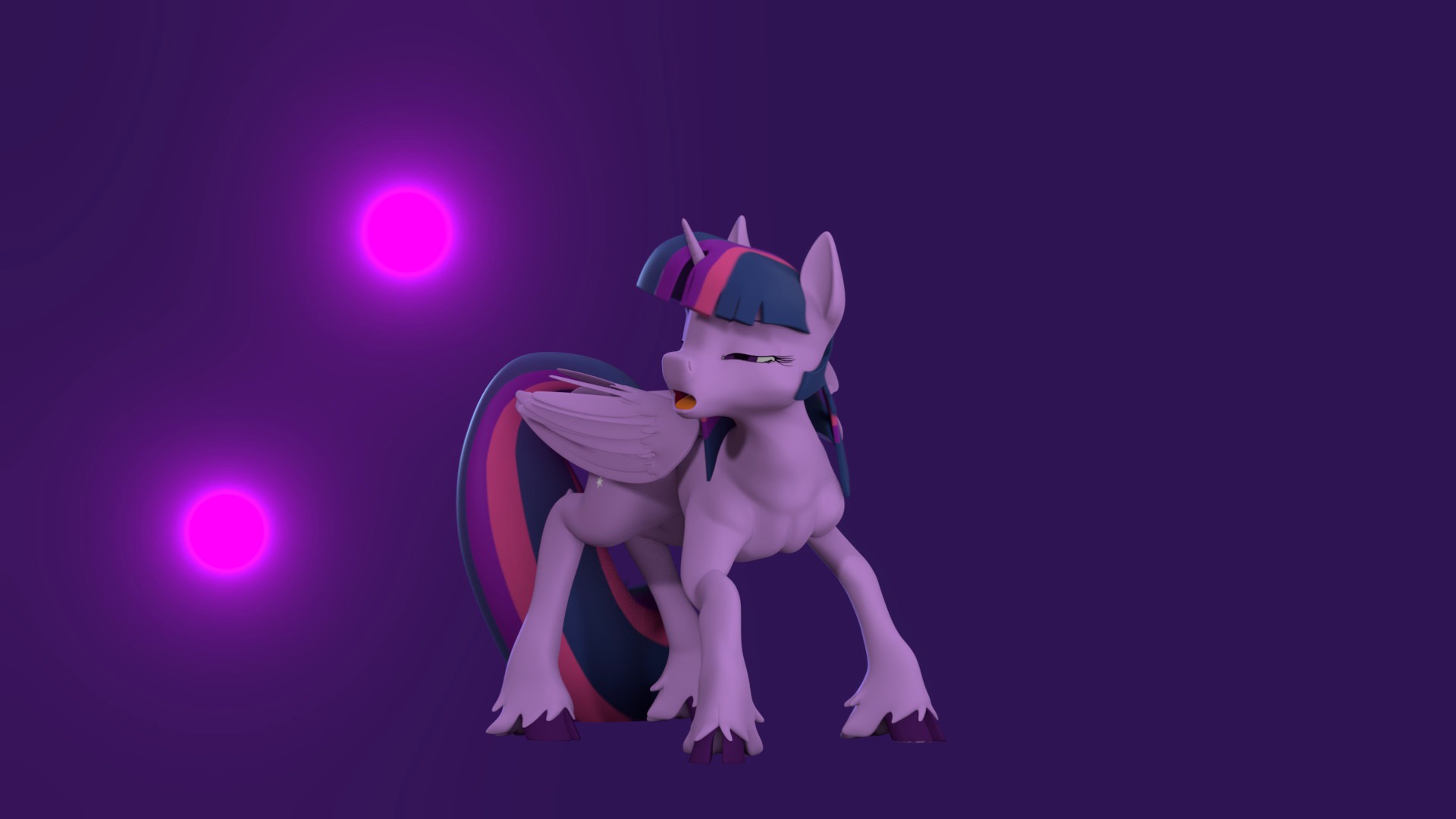 Twilight Sparkle Low-poly 3D model_16