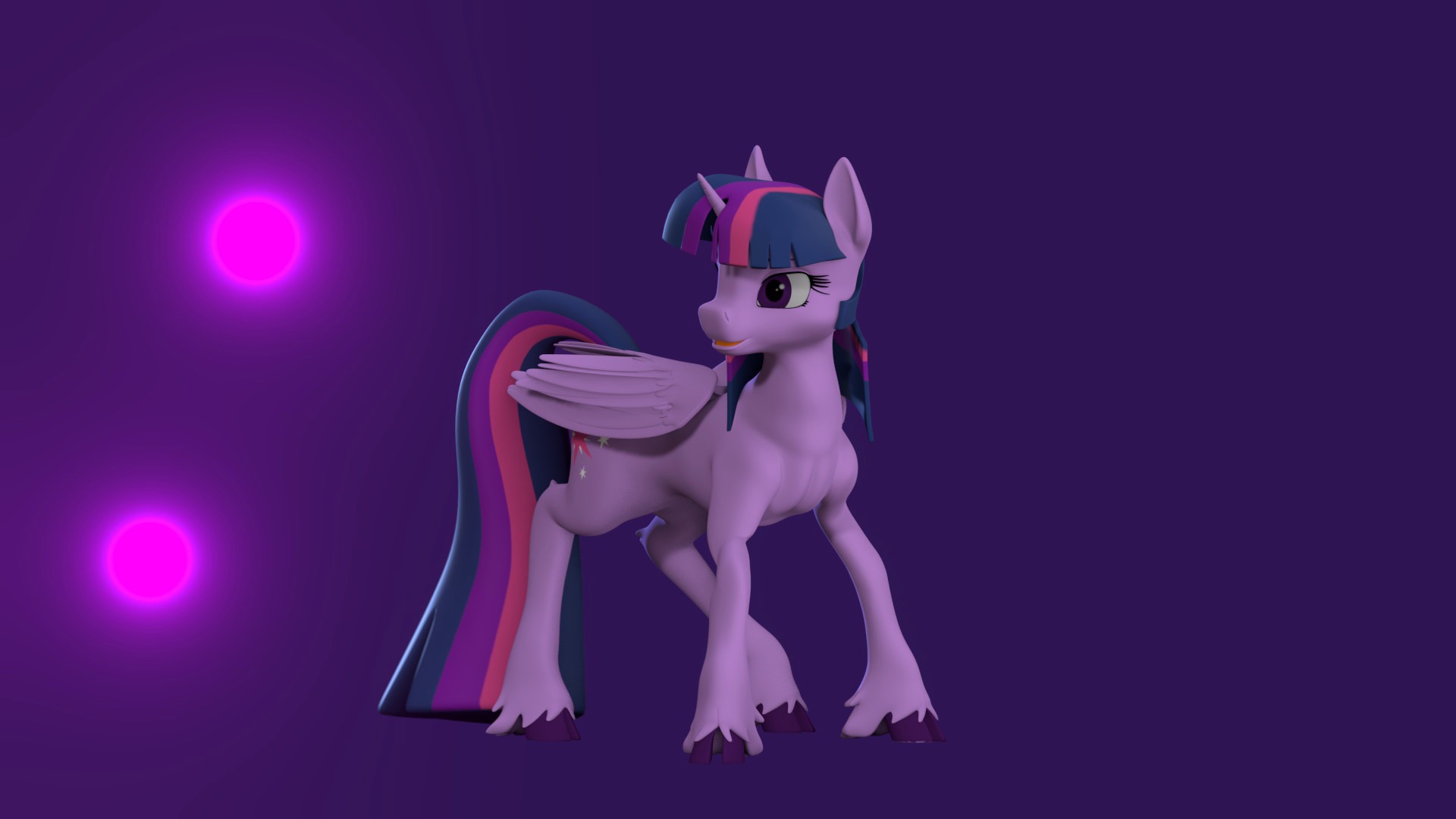 Twilight Sparkle Low-poly 3D model_57