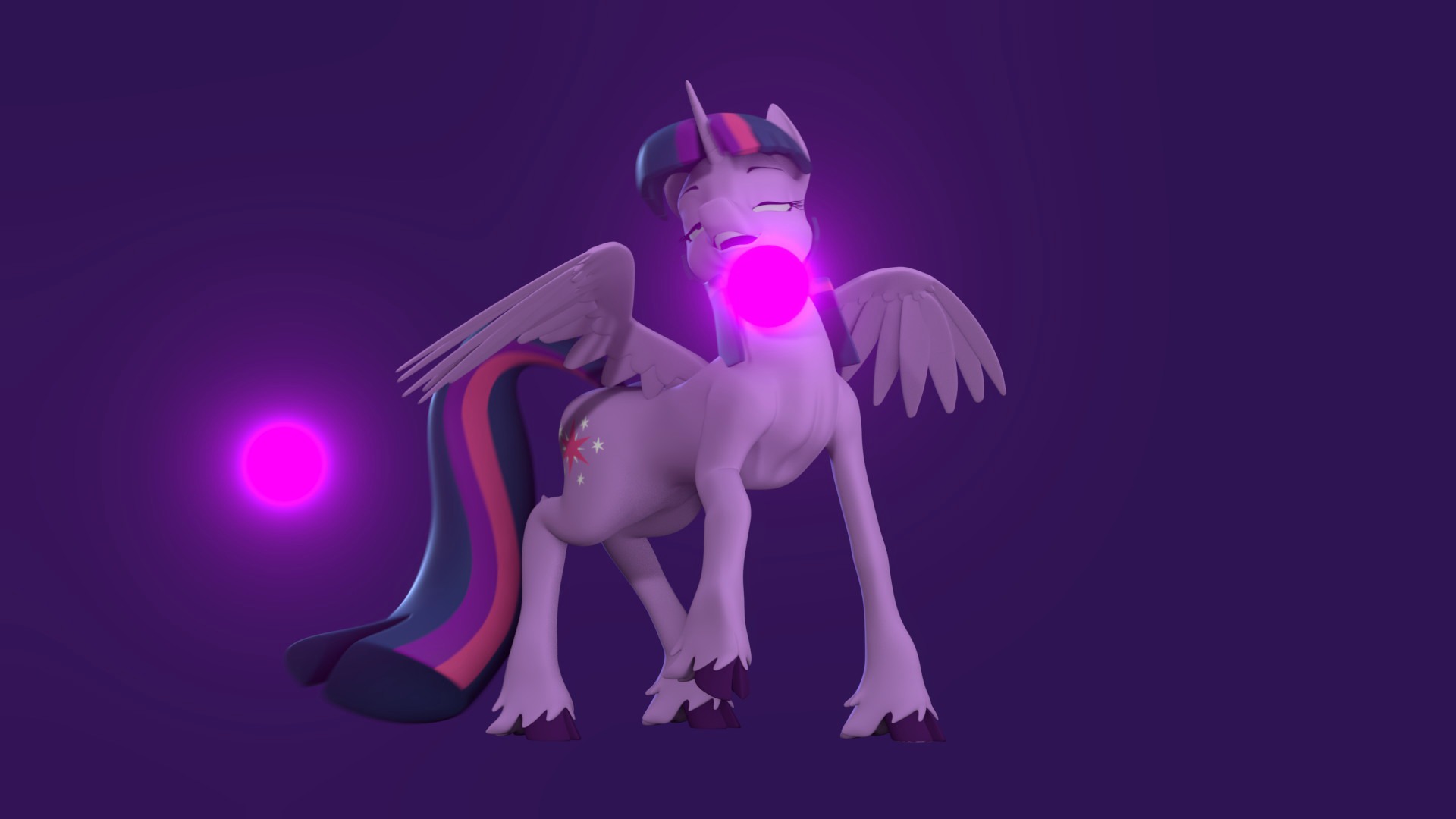 Twilight Sparkle Low-poly 3D model_42