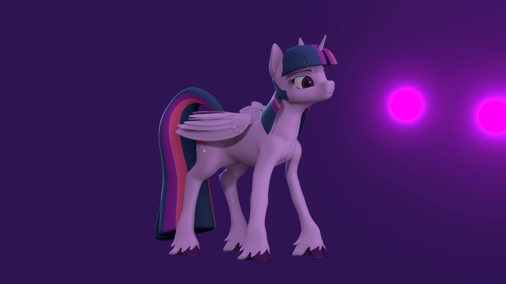 Twilight Sparkle Low-poly 3D model_67