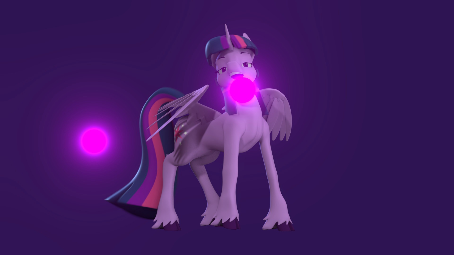 Twilight Sparkle Low-poly 3D model_43