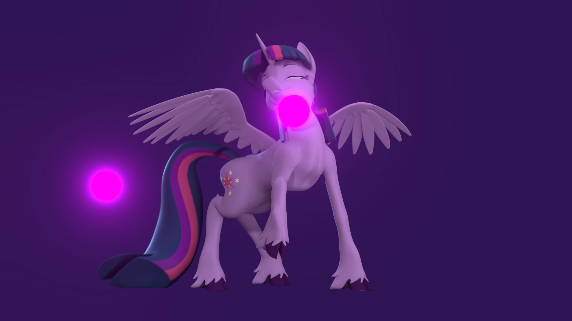 Twilight Sparkle Low-poly 3D model_109